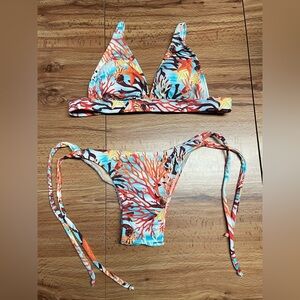 Coral Reef Brazilian Bikini Set